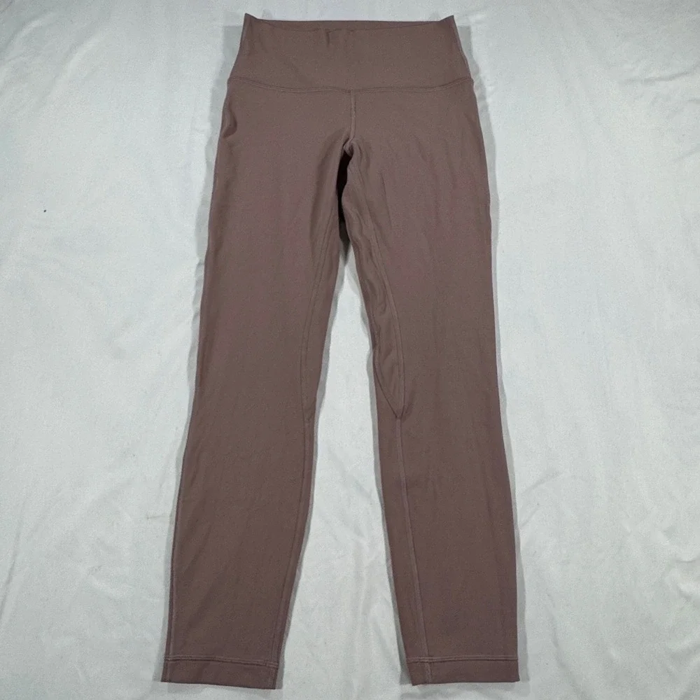 Lululemon Align High-Rise Pant 25 Mauve Brown Yoga Leggings Size 6 W5CTCS